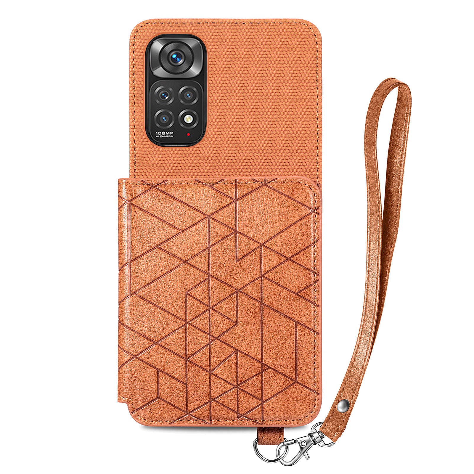 Shockproof Phone Case for Xiaomi Redmi Note 11 4G (Qualcomm) Redmi Note 11S 4G Kickstand Geometry Imprinted Wallet Phone Cover with Strap Shockproof Phone Case for Xiaomi Redmi Note 11 4G (Qualcomm) Redmi Note 11S 4G Kickstand Geometry Imprinted Wallet Phone Cover with Strap